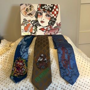 3 Ed Hardly ties